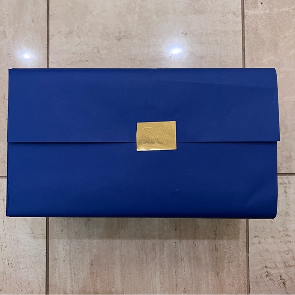 Stuart Weitzman Elodie Chill Faux Fur Slide Sandal Cranberry Size 7 - Picture 6 of 9